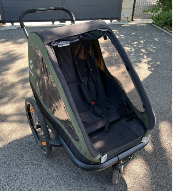 remorque vélo pour bébé hamax ixplorer