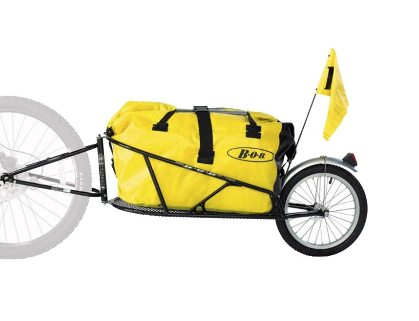 remorque vélo une roue BOB Yak jaune