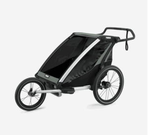 remorque thule lite 2 double en mode jogger