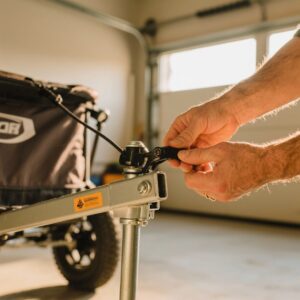 réparation remorque vélo atelier