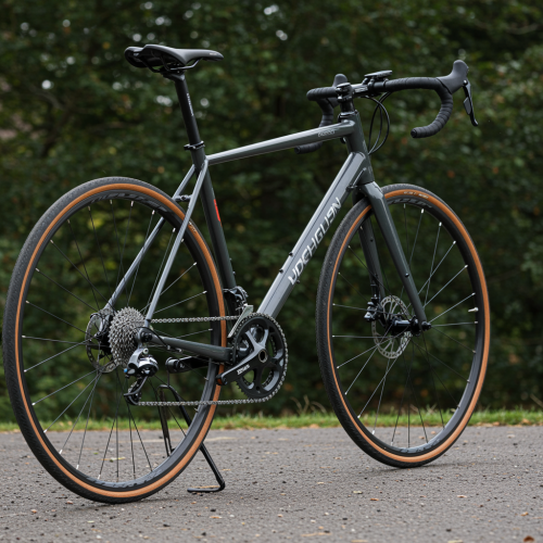 cadre de vélo en carbone vert foncé